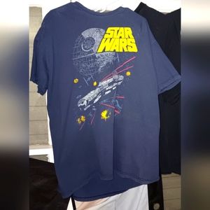 Star wars millennium falcon T shirt men's XXL used